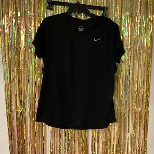 Nike drifit shirt, xl women’s, black